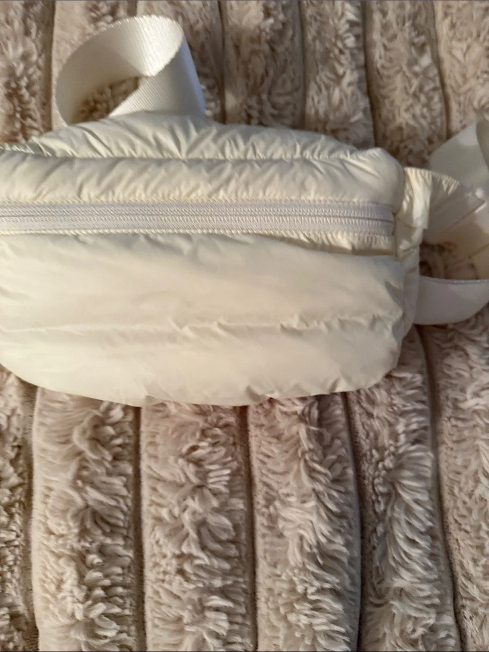 Marine Layer Cream Puffer Crossbody